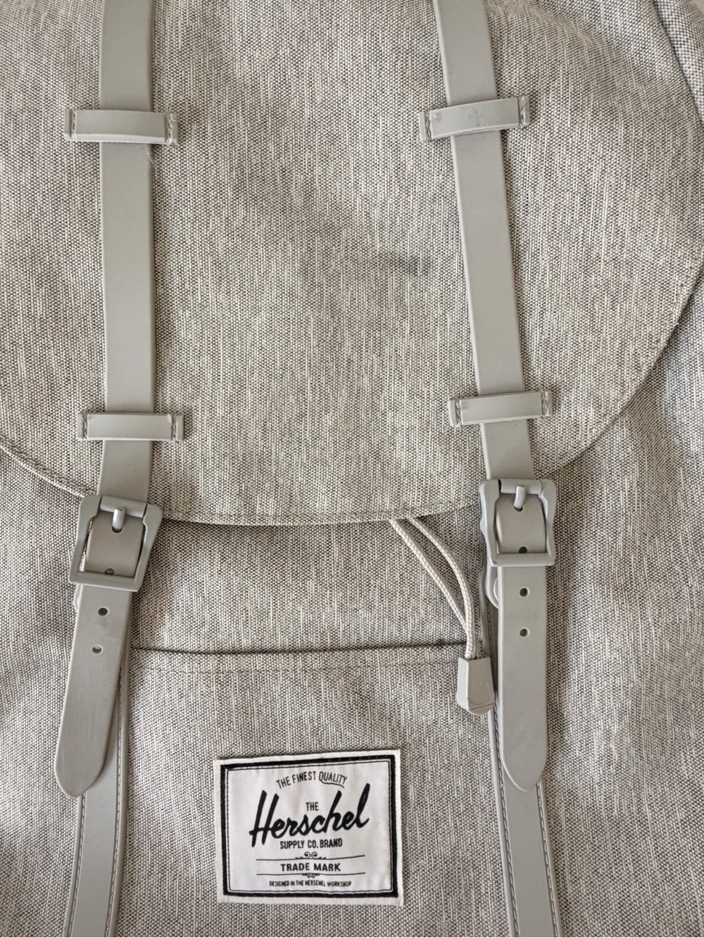 Herschel Supply Company Light Grey Canvas Retreat Backpack